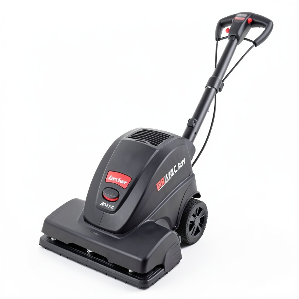 Karcher BR 30/4 C Adv professional floor scrubber, studio shot, white background, high resolution.