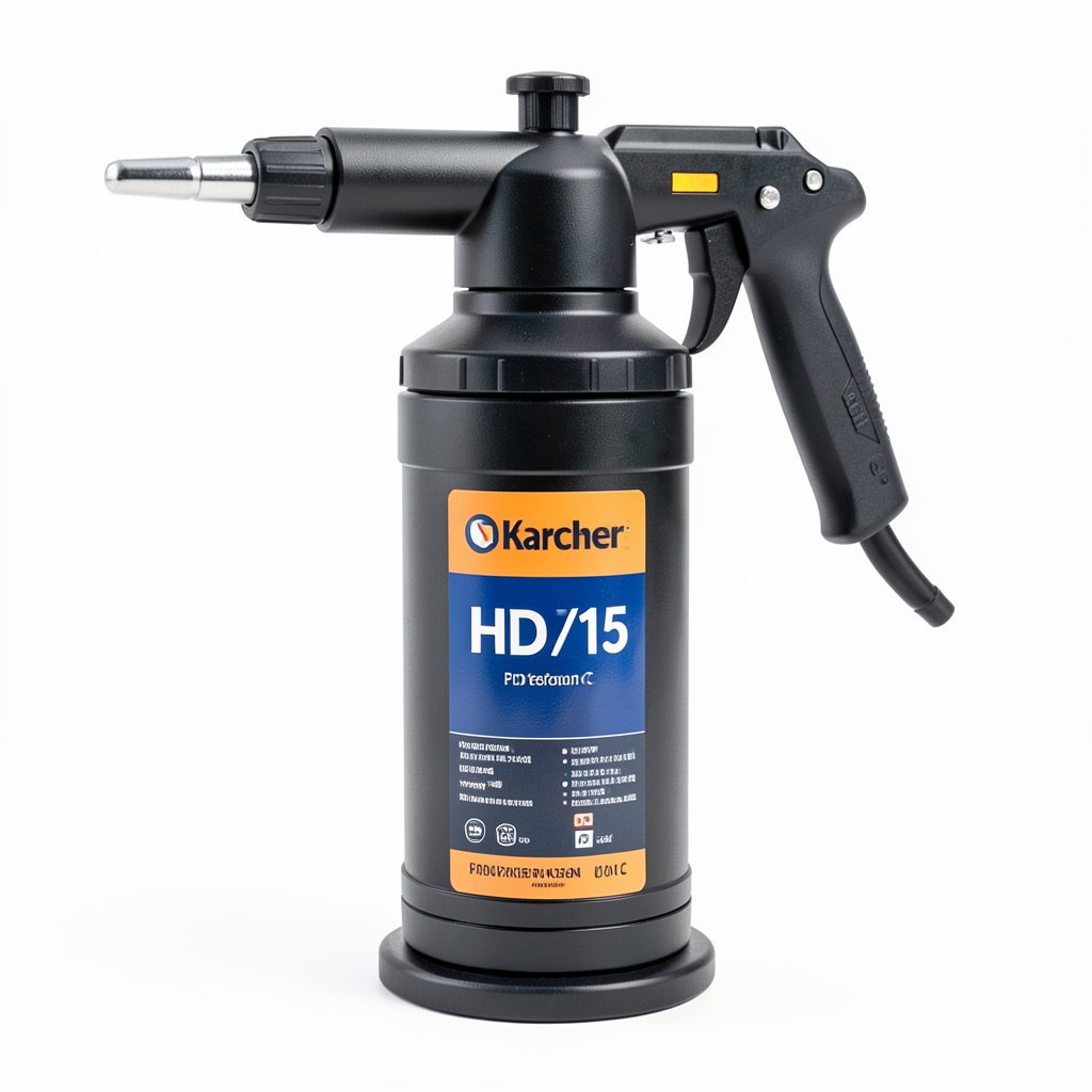 Karcher HD 5/15 C professional high pressure cleaner, studio shot, white background, high resolution.